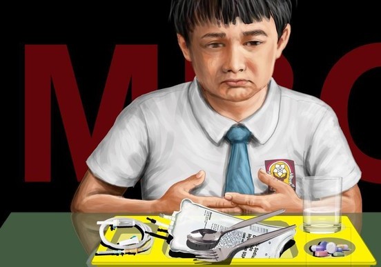 ilustrasi keracunan makanan