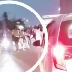dugaan gerombolan membawa celurit panjang